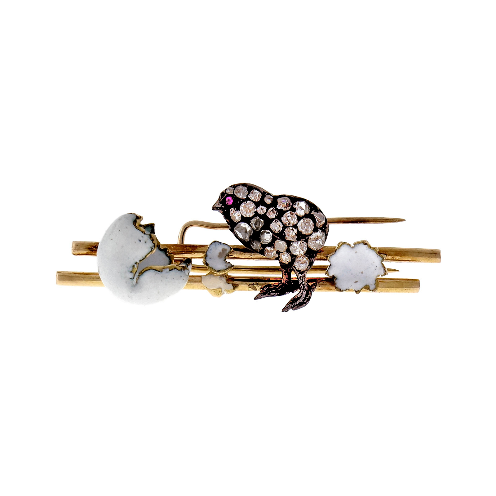 14K Yellow Gold with 0.50ct Diamond  0.60ct Ruby Ring Size 6.75