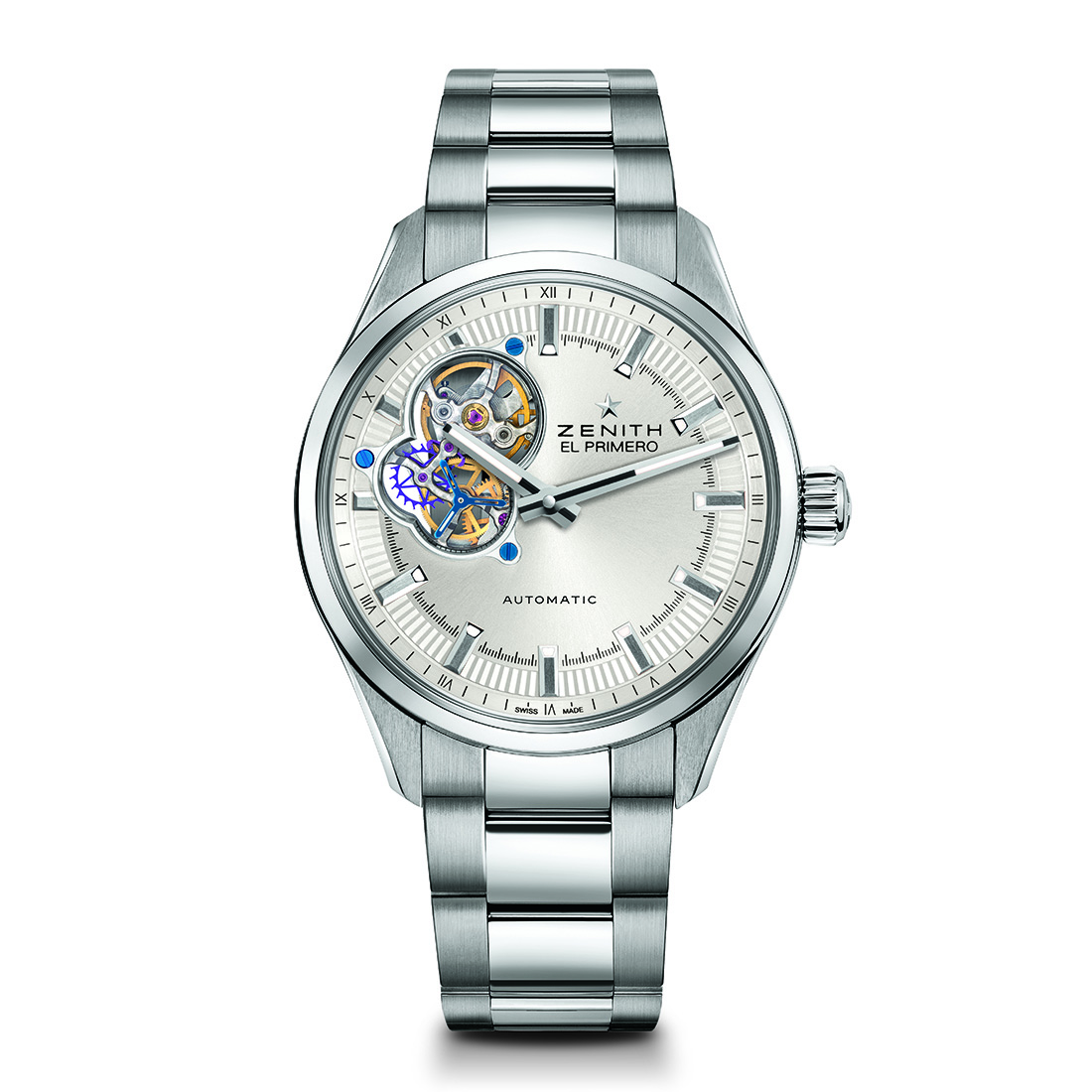 ZENITH El Primero Synopsis 03.2170.4613/02.M2170 Steel Bracelet 40mm Mens Watch