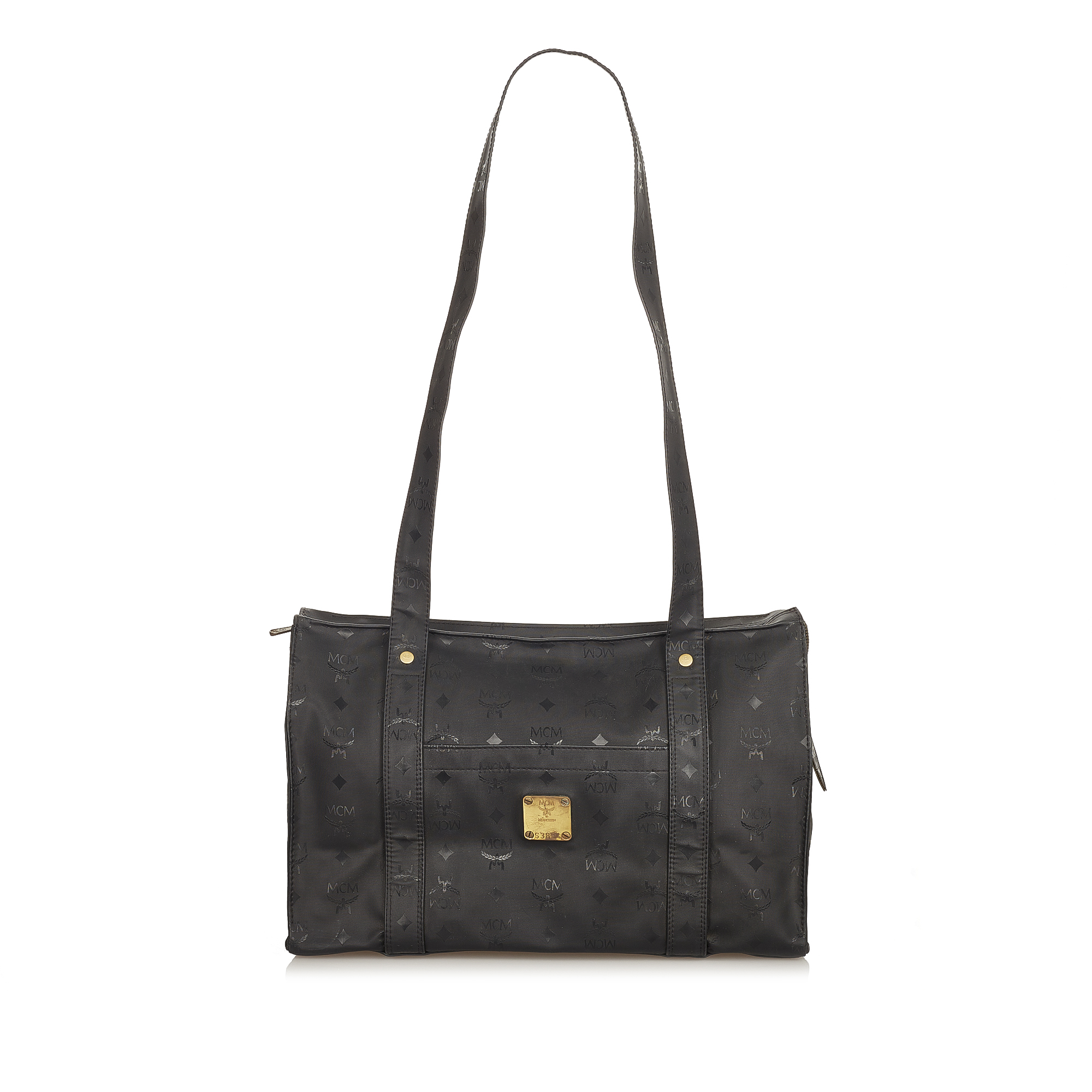MCM Visetos Nylon Shoulder Bag