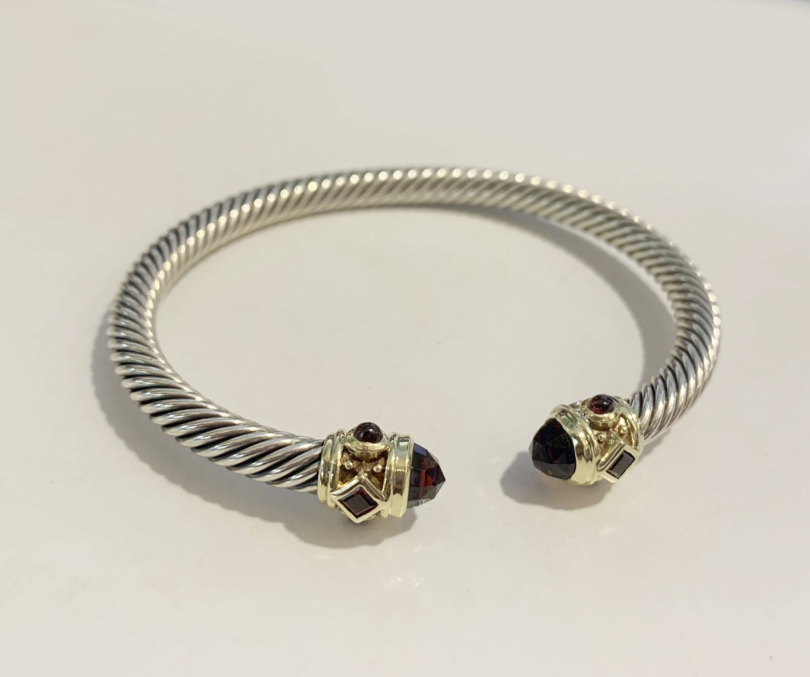 David Yurman Renaissance Bracelet with Garnet