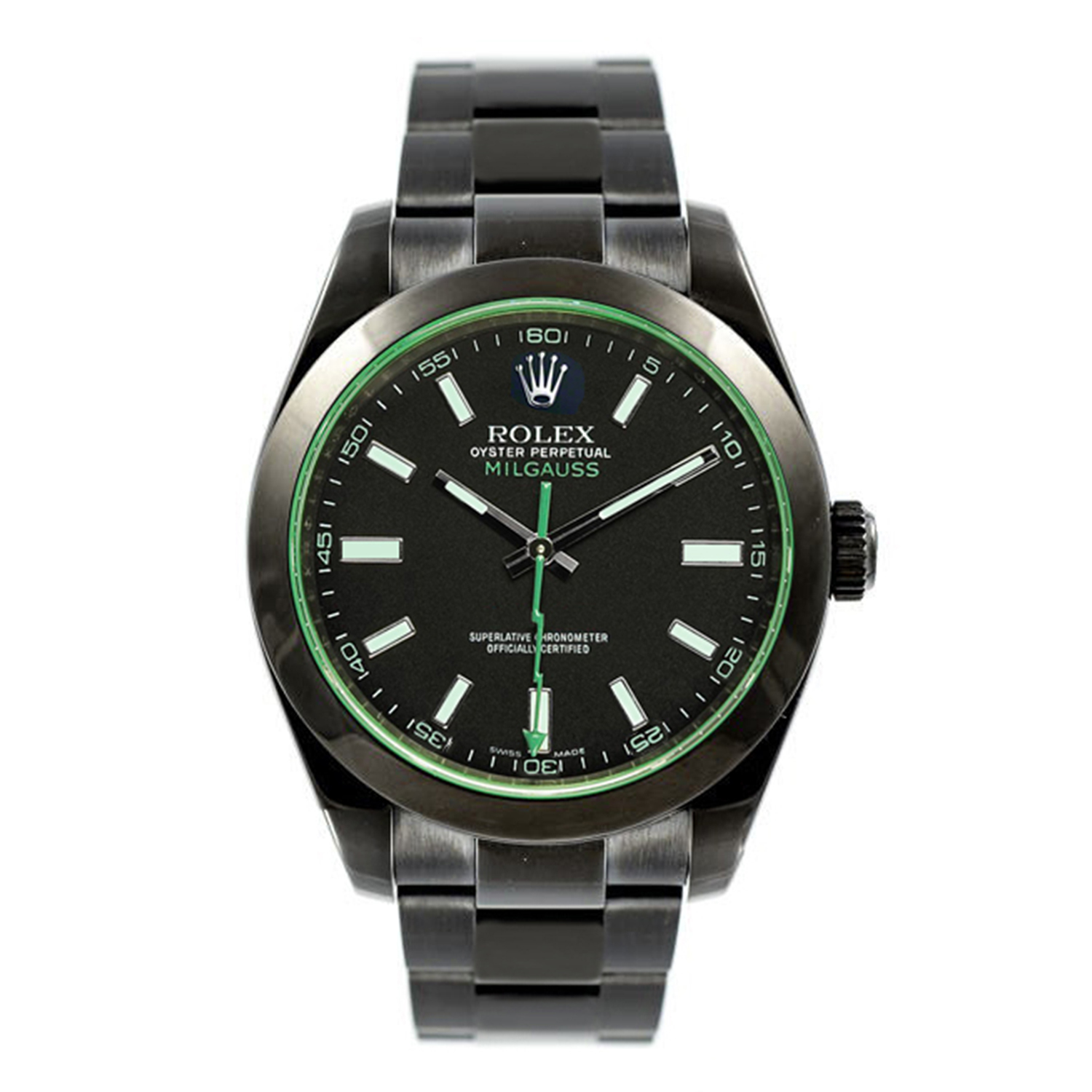 Rolex Rolex Milgauss 116400GV DLC-PVD Black 40mm 116400