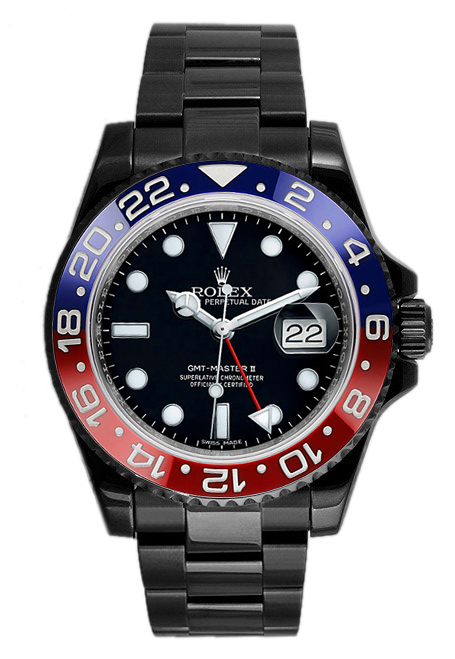 オーダー品ROLEX GMTマスター2 116710 バケットダイヤベゼルペプシ Rolex GMT Master II 116710 Ceramic Pepsi DLC-PVD | Rolex | Buy at