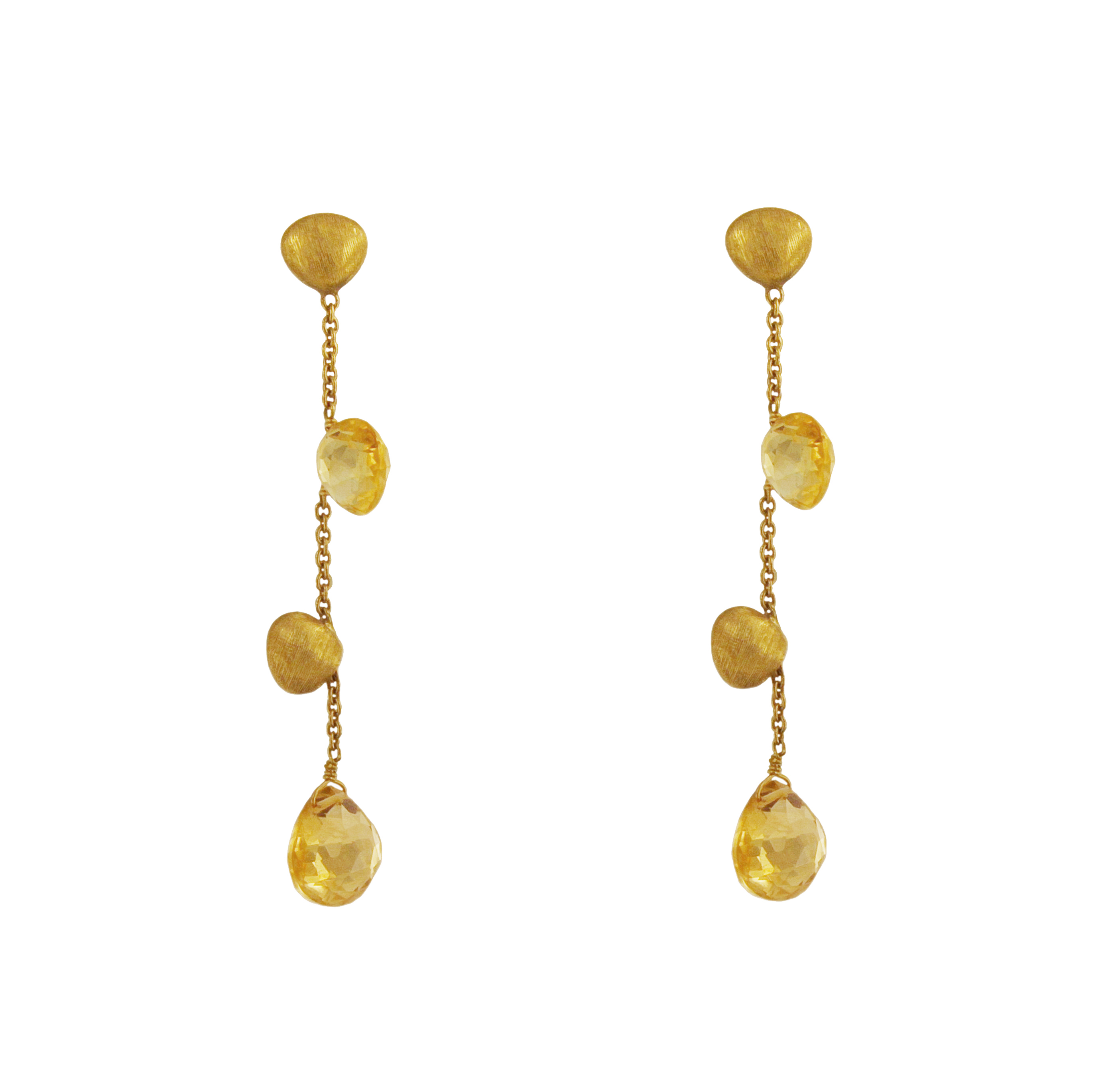 Marco Bicego Citrine  18k. Gold Earrings