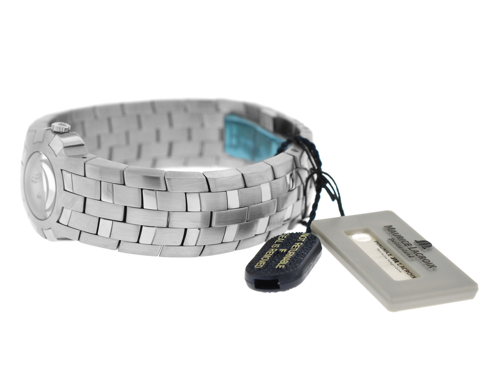 New Lady Maurice Lacroix Milestone IN1013-SS002-191 Steel $1300 Quartz Watch