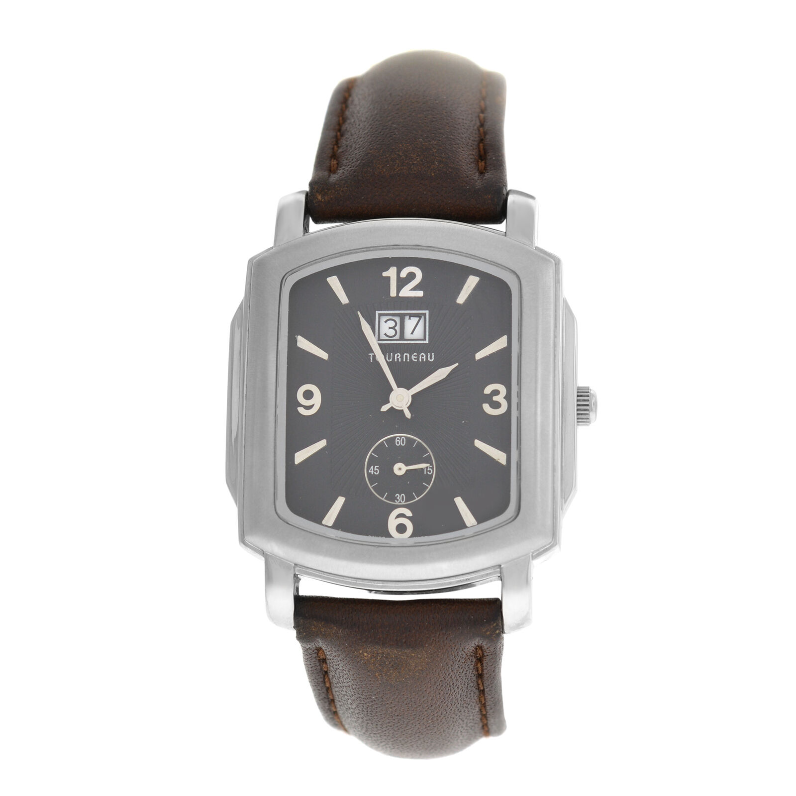 Mens Tourneau 409G-K02 Steel Date 35MM Quartz Watch