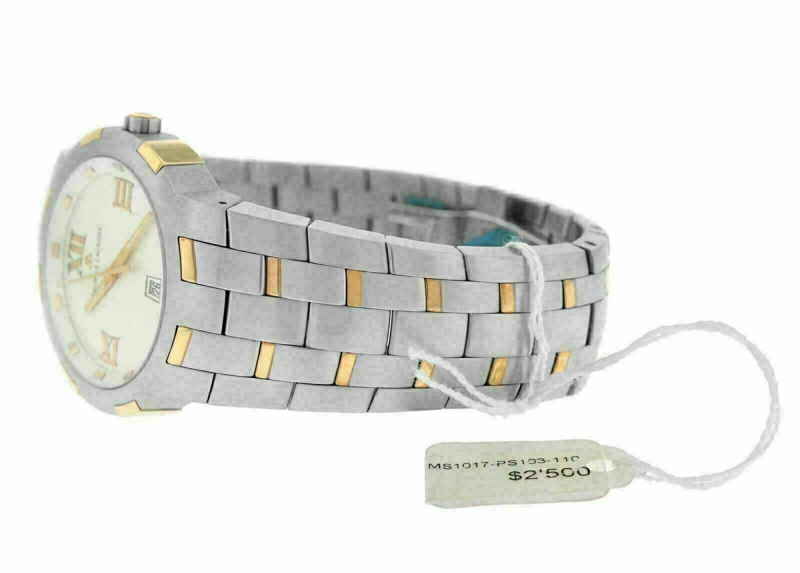 New Men Maurice Lacroix Milestone MS1017-PS103-110 Steel Gold