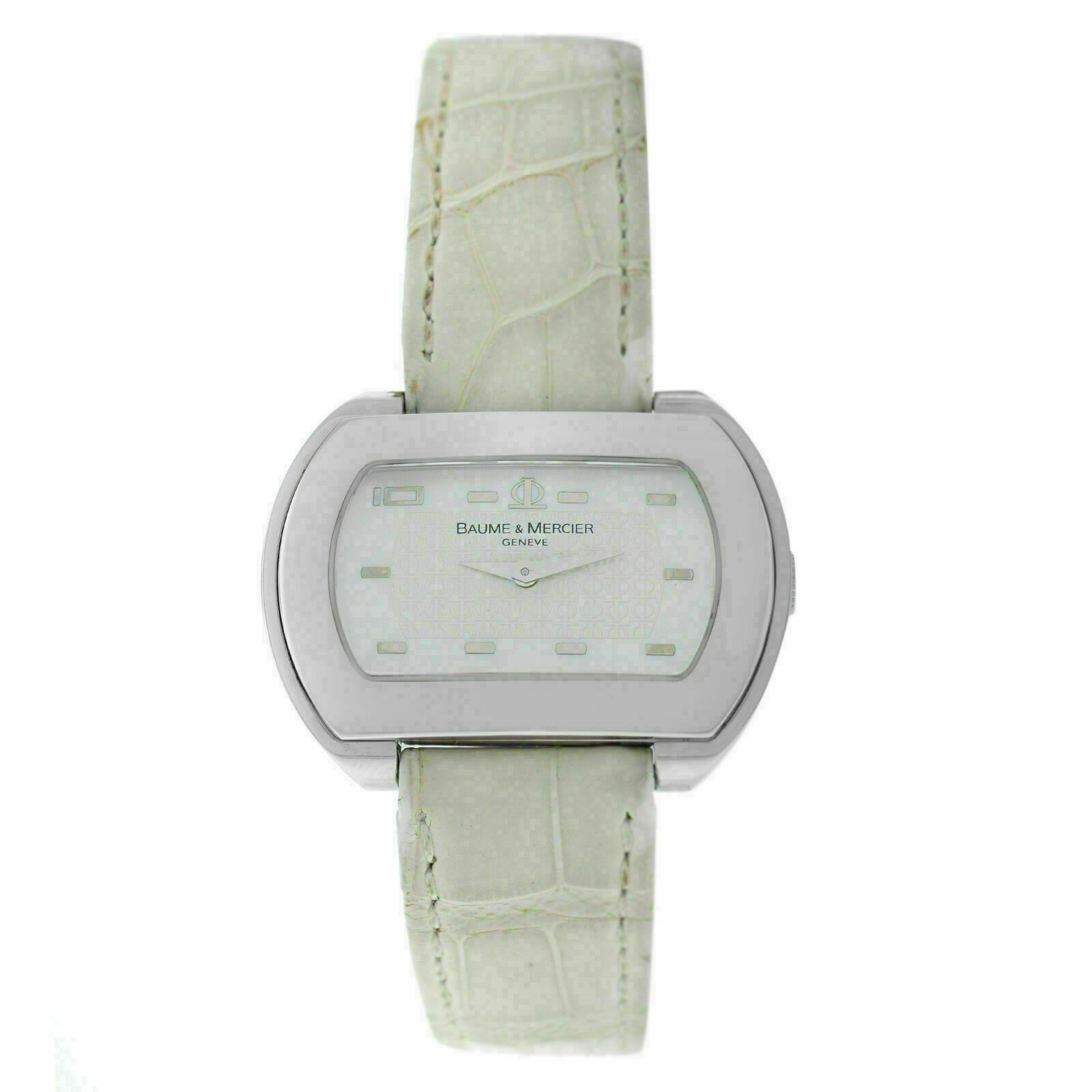 Ladies Baume  Mercier Hampton 65469 Stainless Steel MOP Quartz Watch