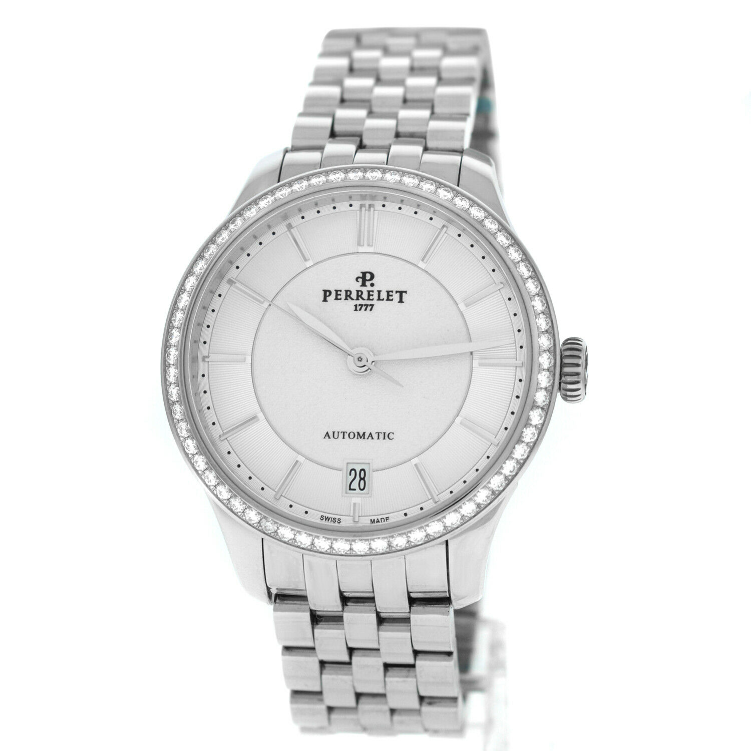 Perrelet First Class Lady A2070/5 Diamond Stainless Steel Automatic 35MM Watch