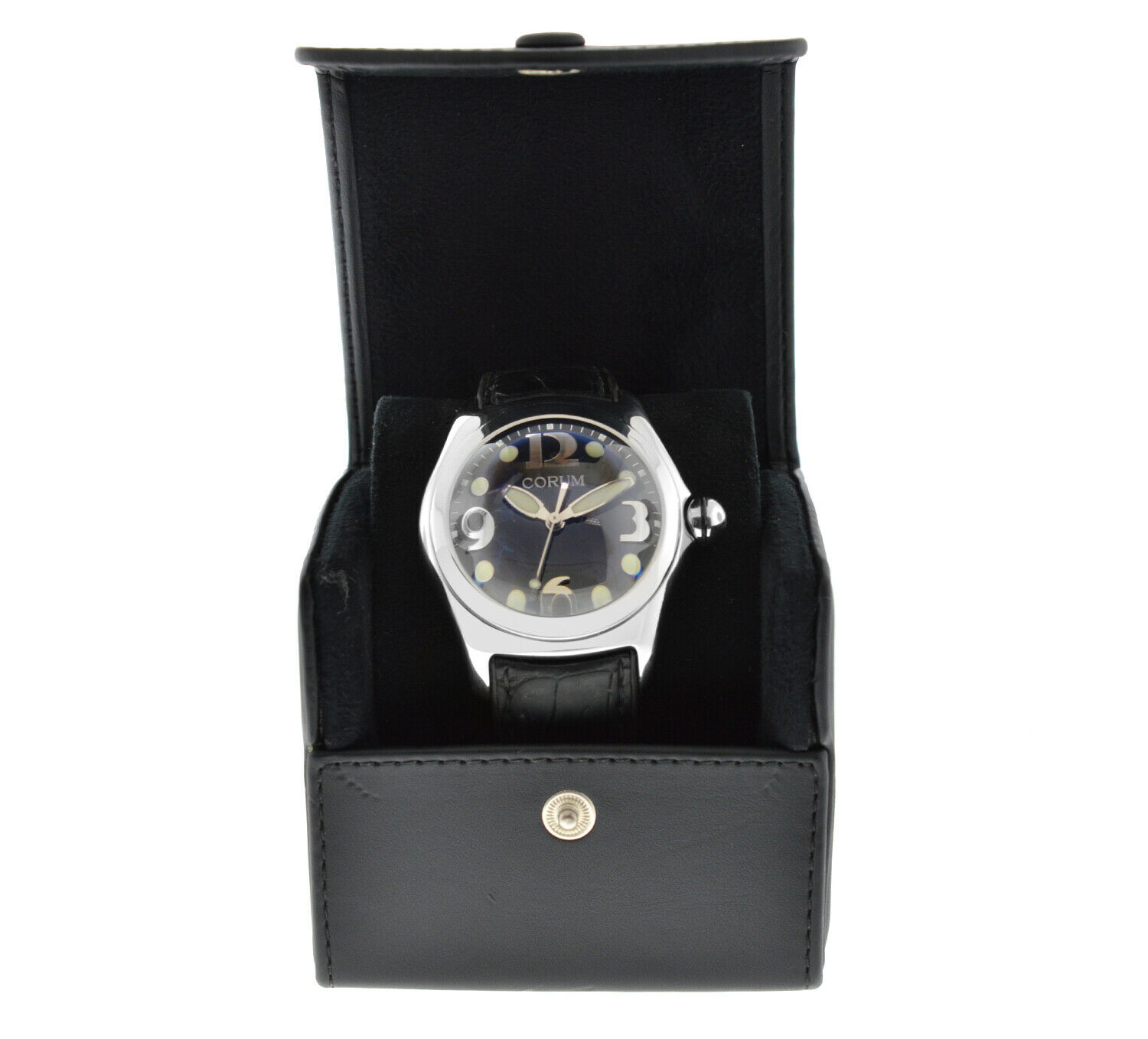 CORUM 腕時計 Men's Corum Bubble 163.150.20 Stainless Steel Date Quartz 45MM