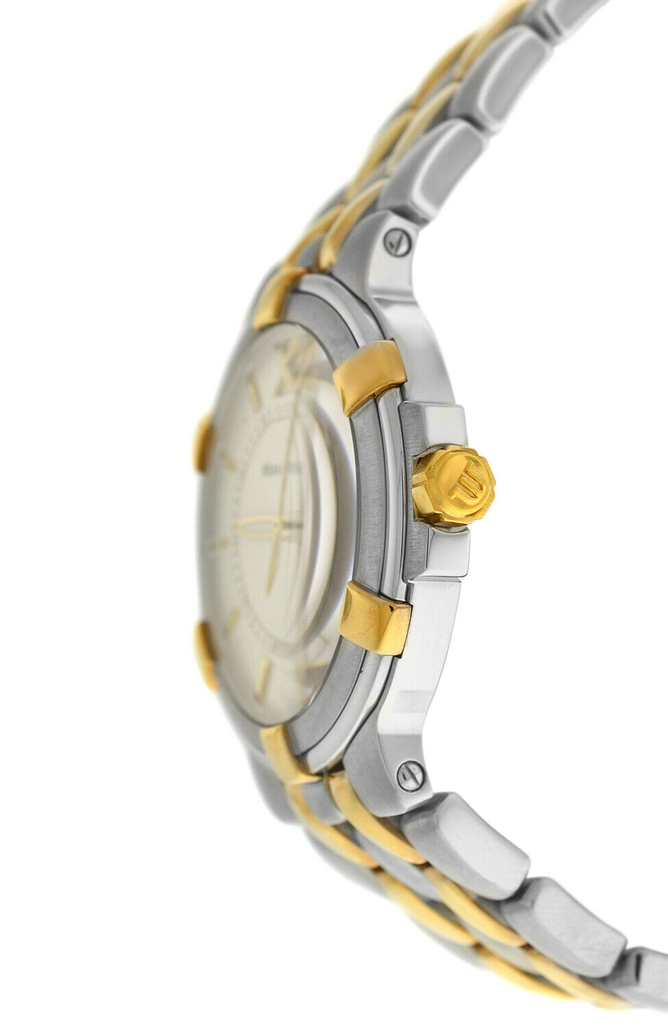 Maurice Lacroix Calypso CA1107-SY013-110 Gold Steel Date Quartz