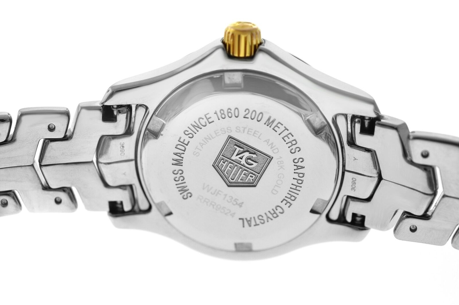 Tag Heuer Link WJF1354 Ladies Steel MOP Diamond Date Quartz 27MM