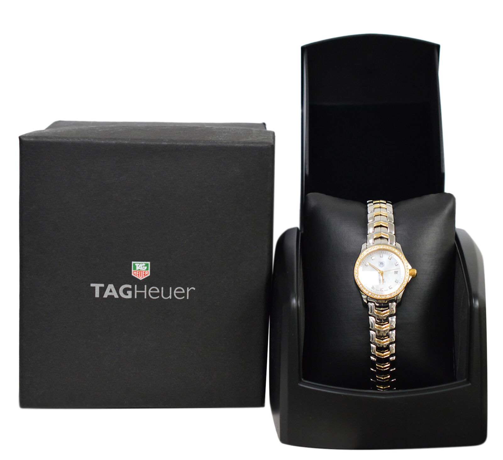 Tag Heuer Link WJF1354 Ladies Steel MOP Diamond Date Quartz 27MM