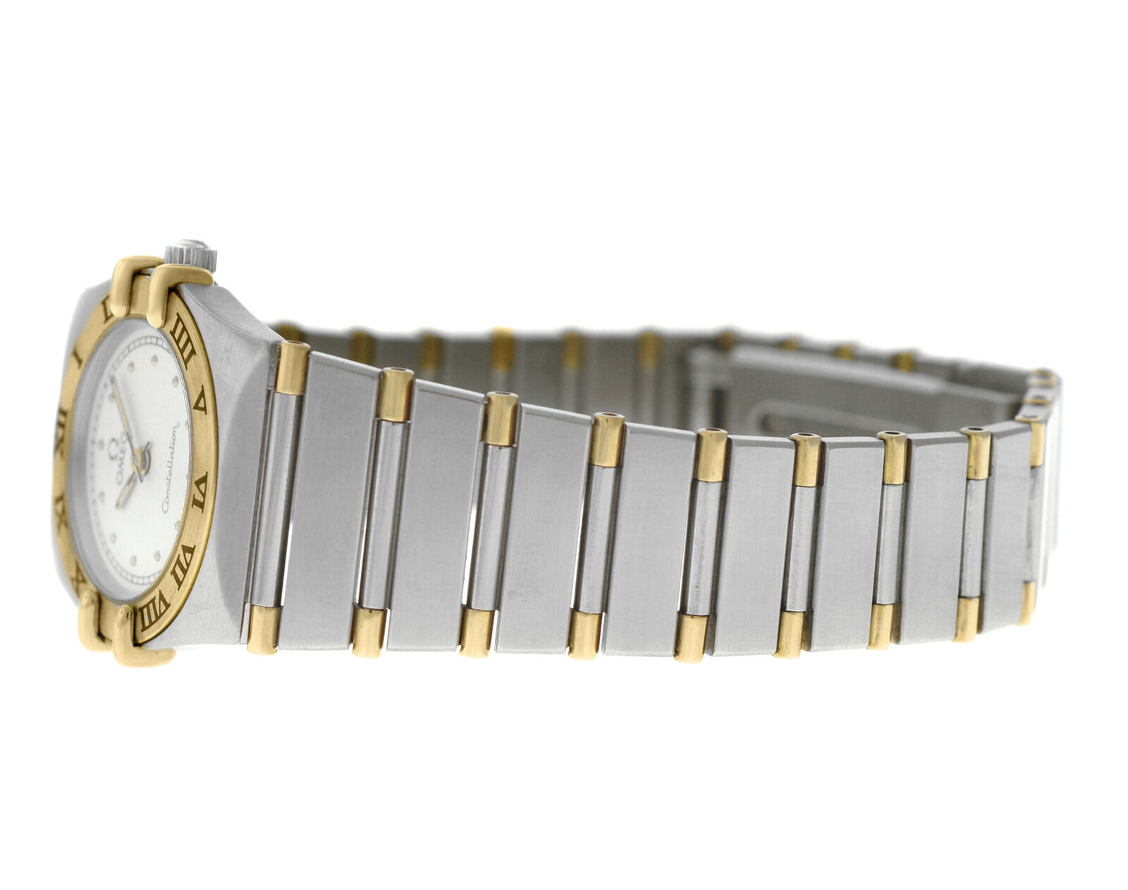 omega two tone 18k with steel 6.5 fit Omega Constellation Two Tone Diamond Bezel Steel 18K Gold  main image 2