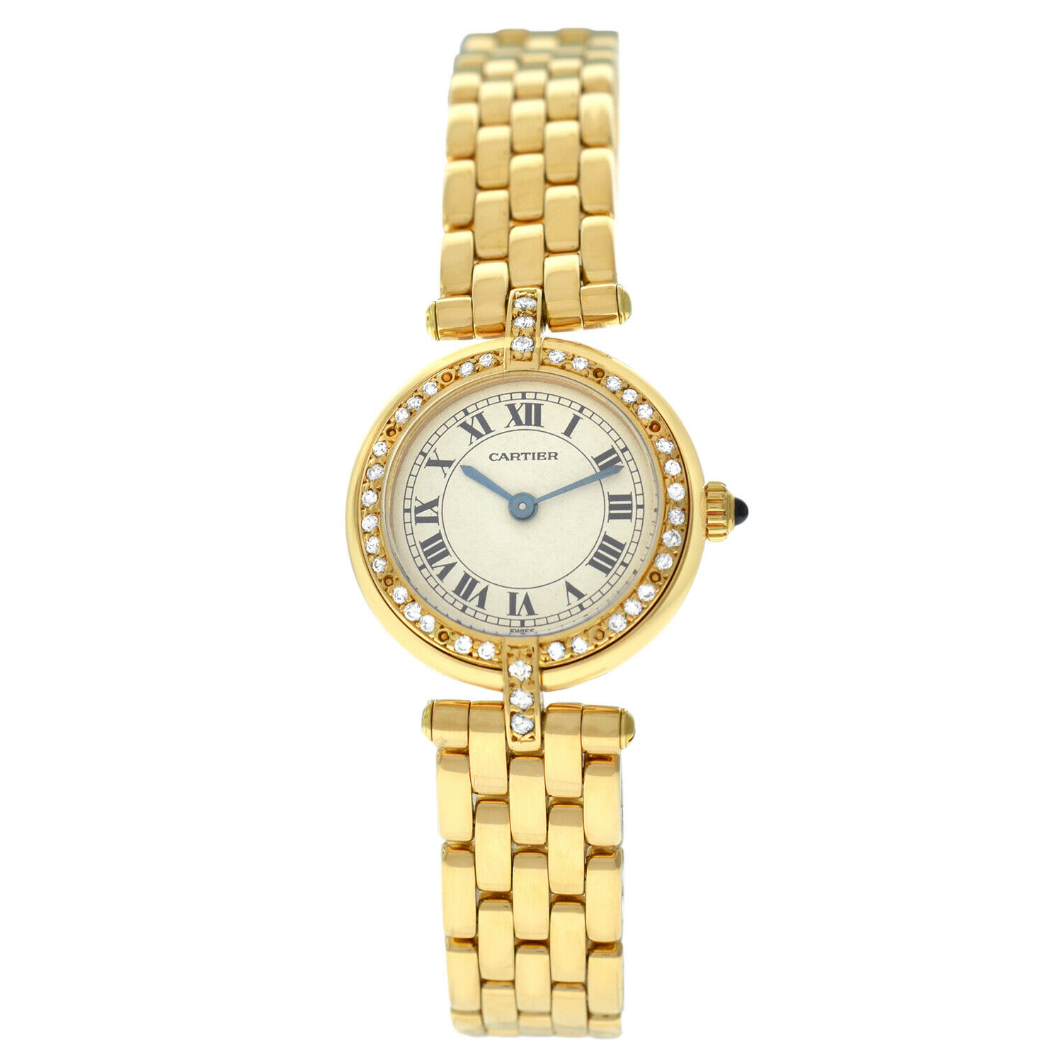 Cartier Panthere Vendome 18K Yellow Gold Diamonds Quartz 23MM Watch
