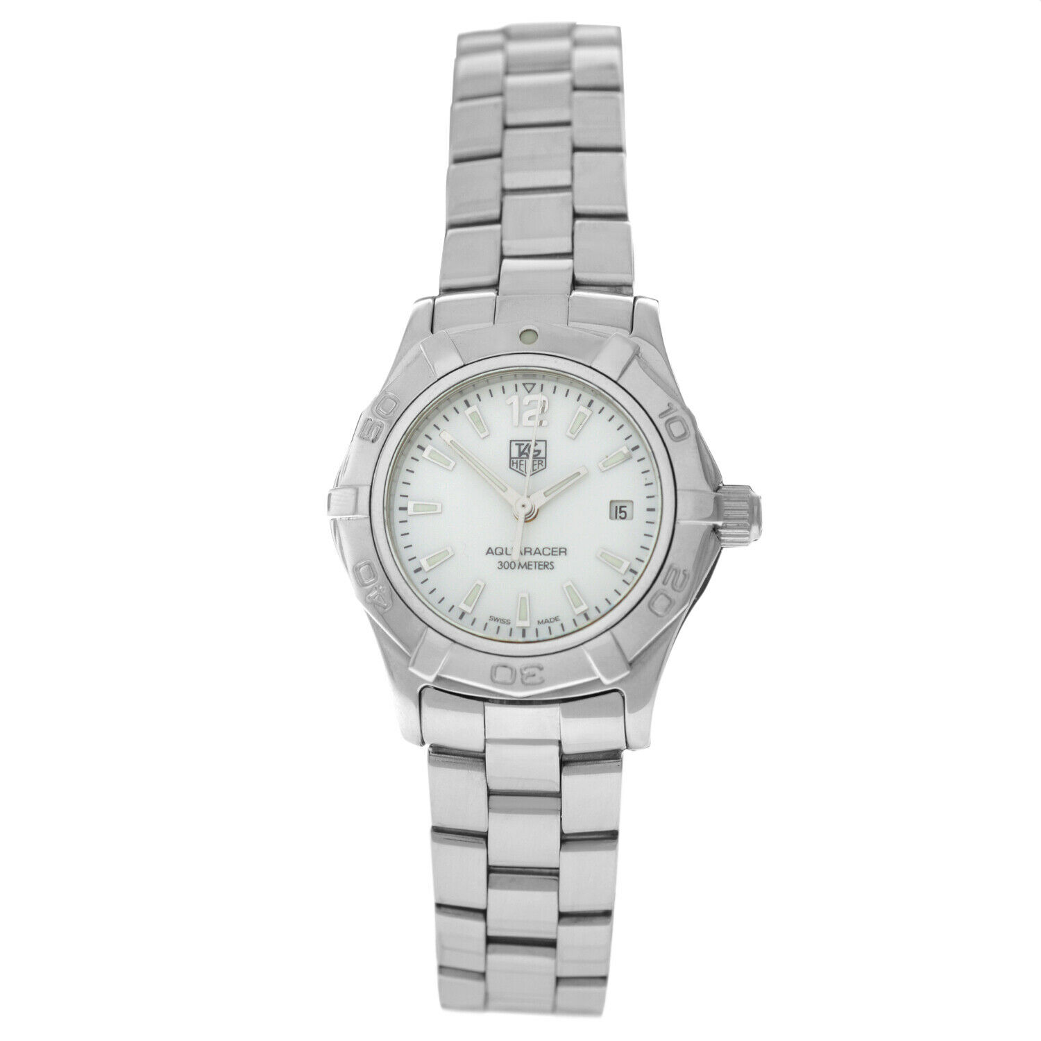 Tag Heuer  Ladies Stainless Steel Date Quartz 28MM Watch