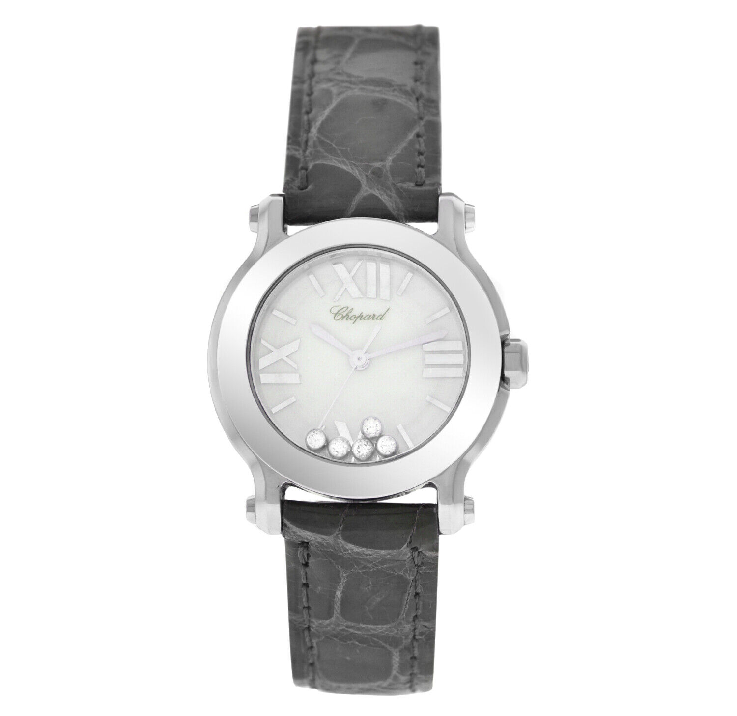Chopard Happy Sport   Ladies Diamond Stainless Steel Quartz 30MM Watch