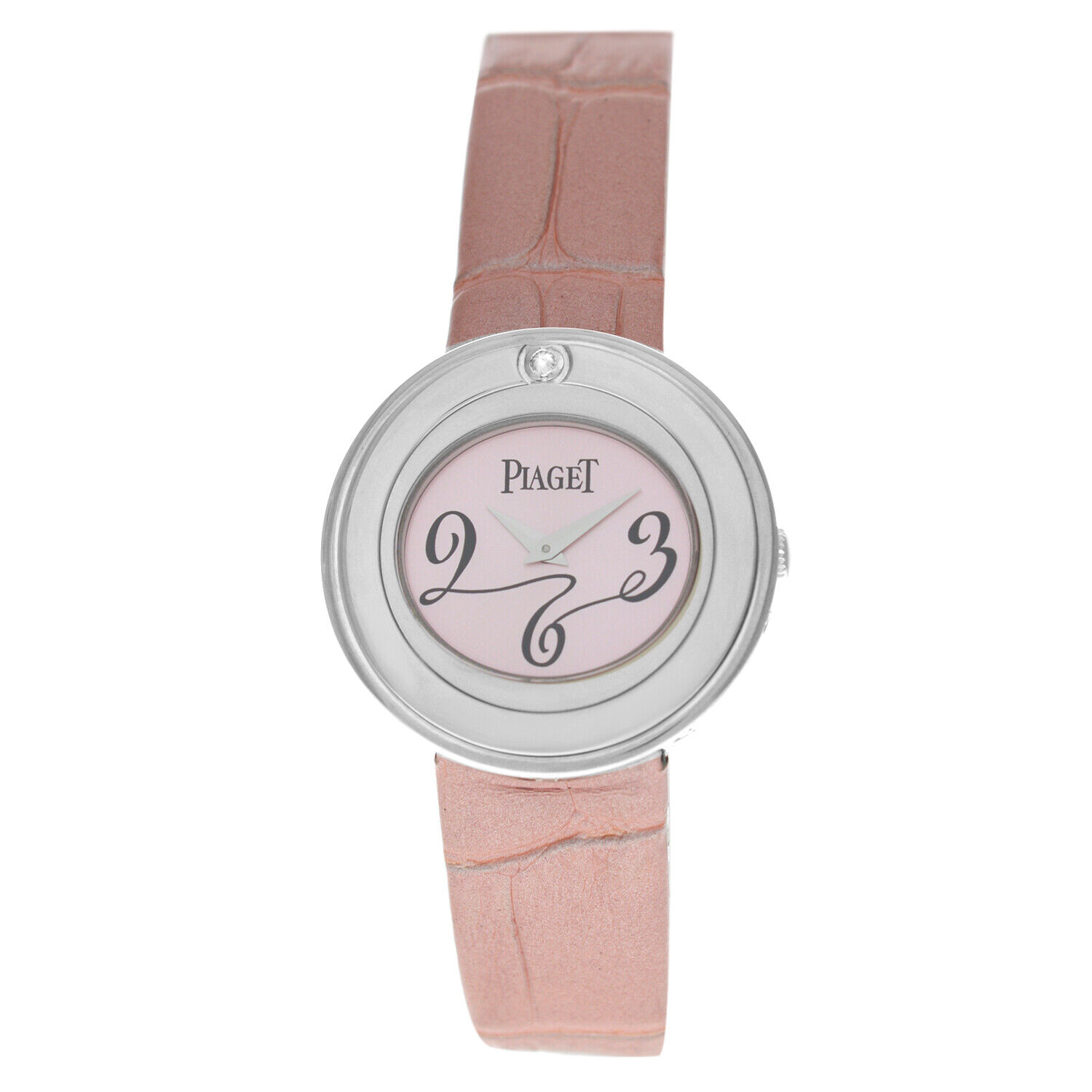 Piaget Possession  18k White Gold Diamond 28MM Ladies Quartz Watch