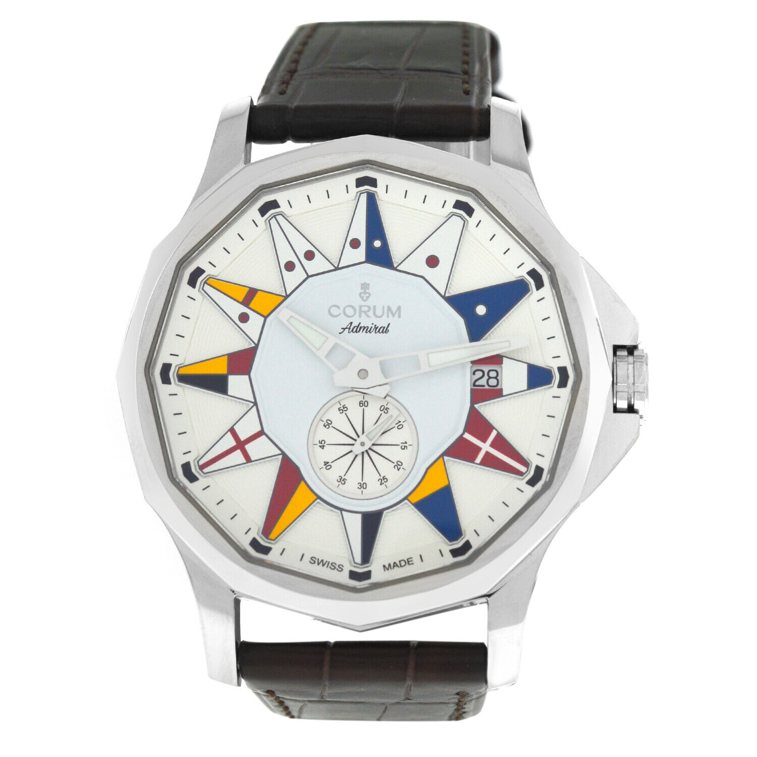 Corum Admiral Legend Steel Date Watch