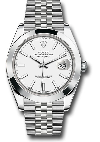 Rolex Oyster Perpetual 126300 WIJ Datejust Stainless Steel 41mm Mens Watch