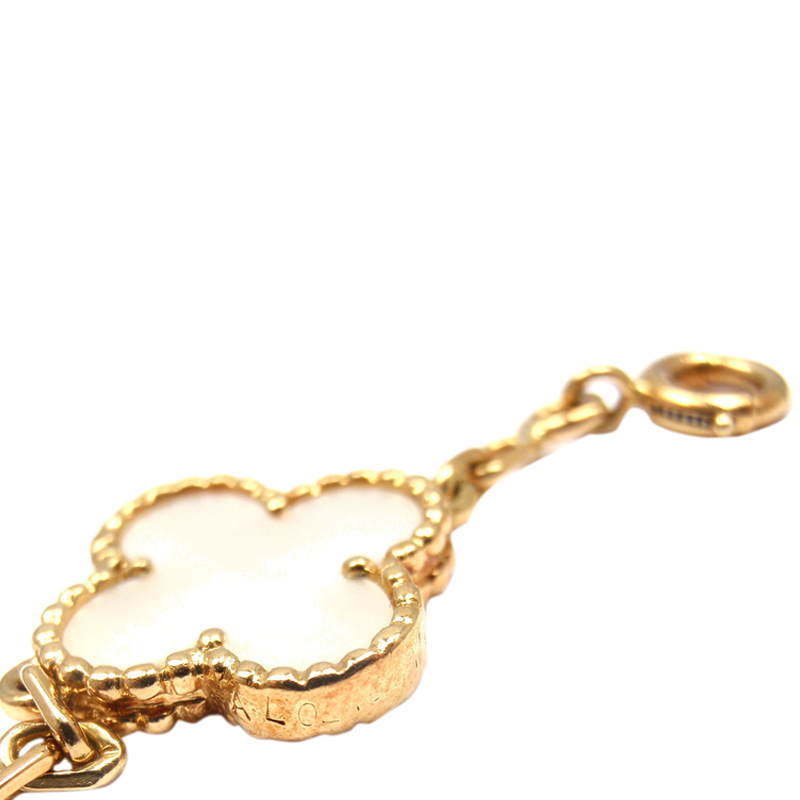 Van Cleef & Arpels ヴィンテージ アルハンブラ　MOP Van Cleef & Arpels Vintage Alhambra 18K Yellow Gold MOP Bracelet
