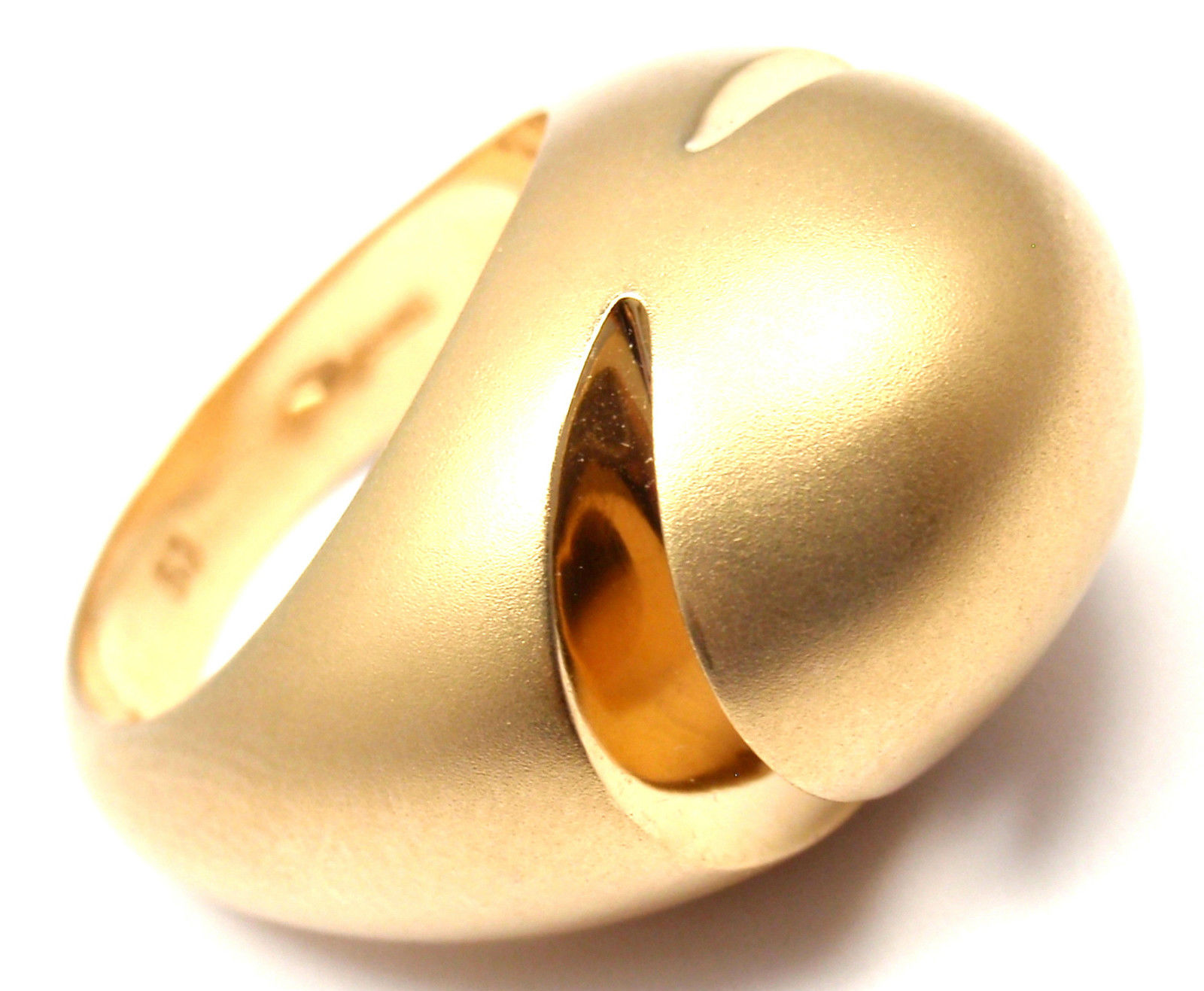 Bvlgari Bulgari 18k Y/G Dome Band Ring