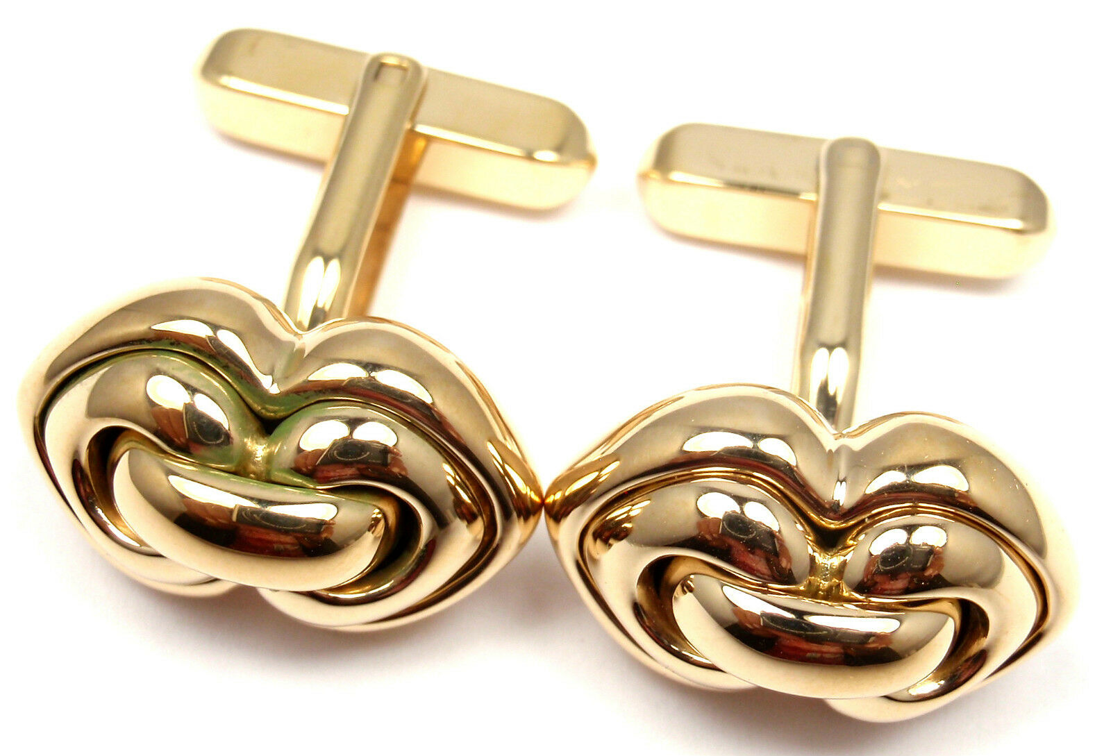 Bulgari Bvlgari 18k Yellow Gold Cufflinks