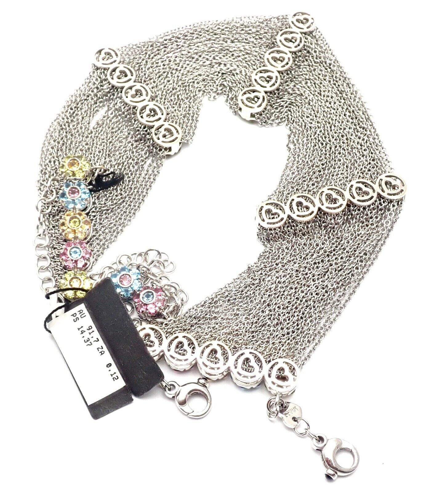Pasquale Bruni 18k Gold Citrine Topaz Peridot Choker Necklace