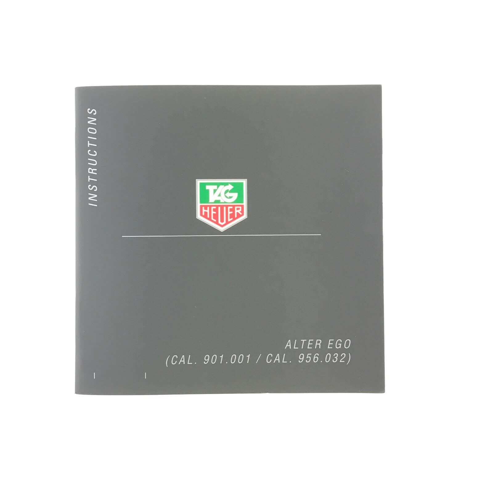 TAG Heuer Alter Ego Calibre 907.001/956.032 Instructions Manual