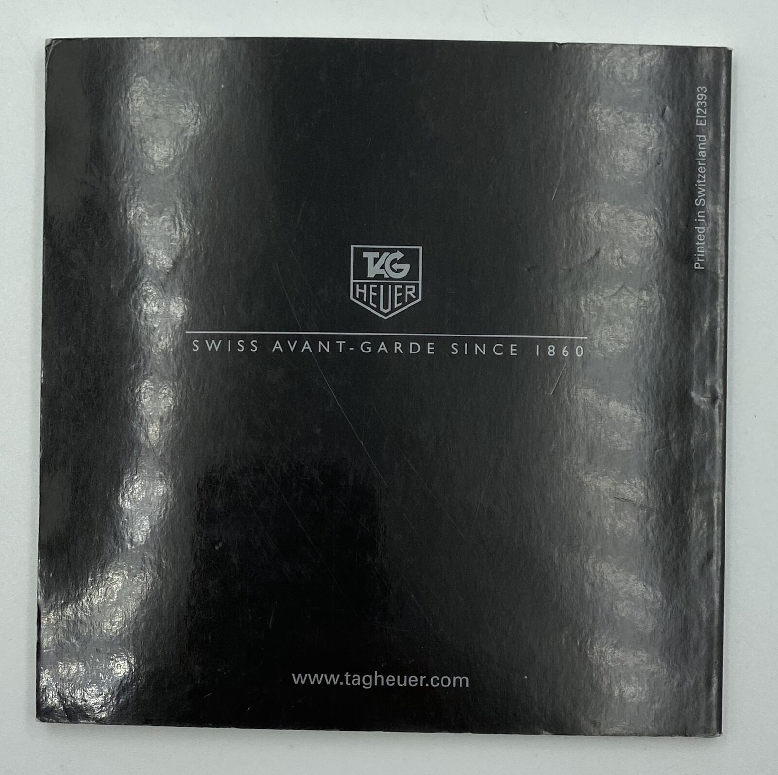 TAG Heuer Professional Golf Watch Instructions manual And Guarantee Card