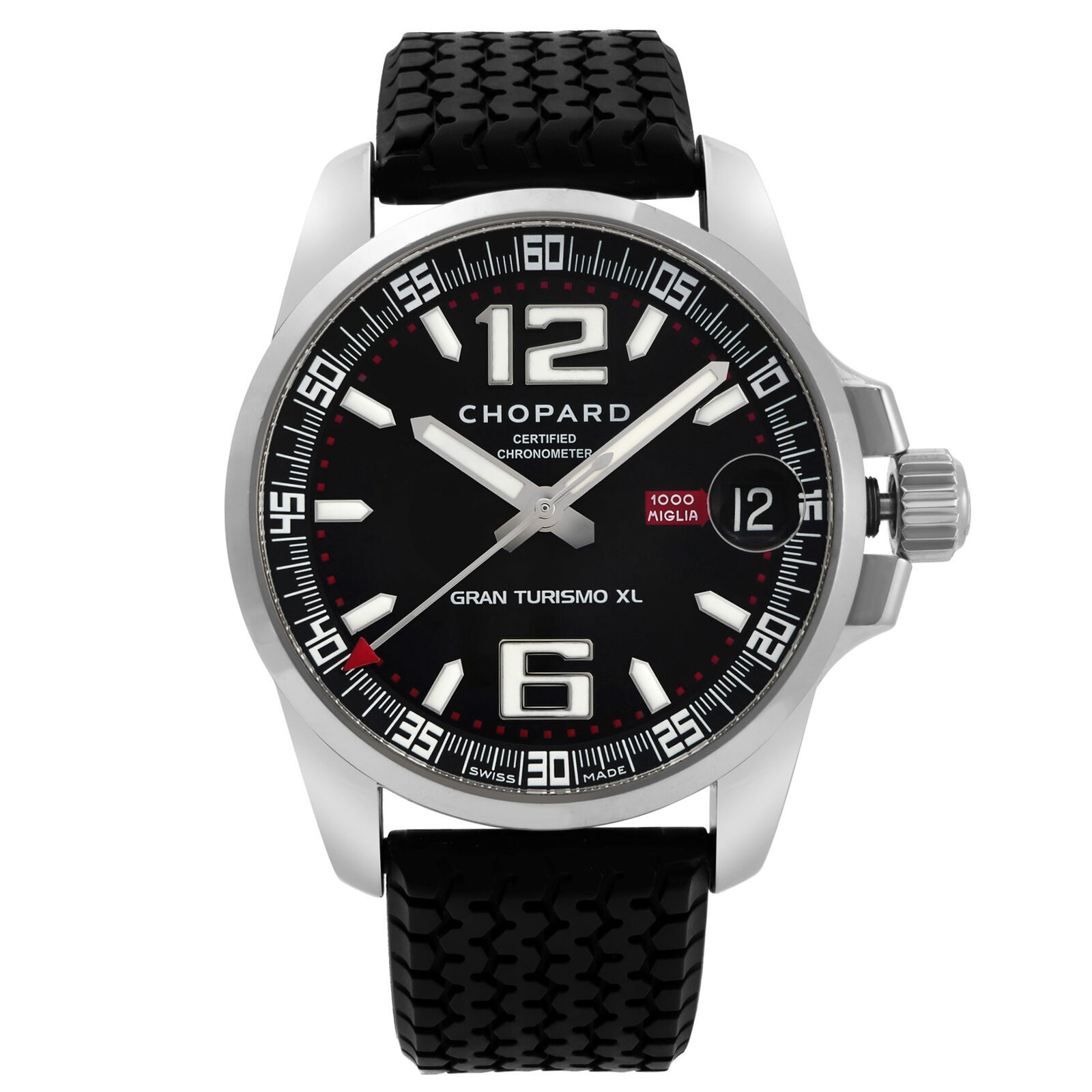Chopard Mille Miglia Gran Turismo XL Steel Automatic Mens Watch 168997-3001