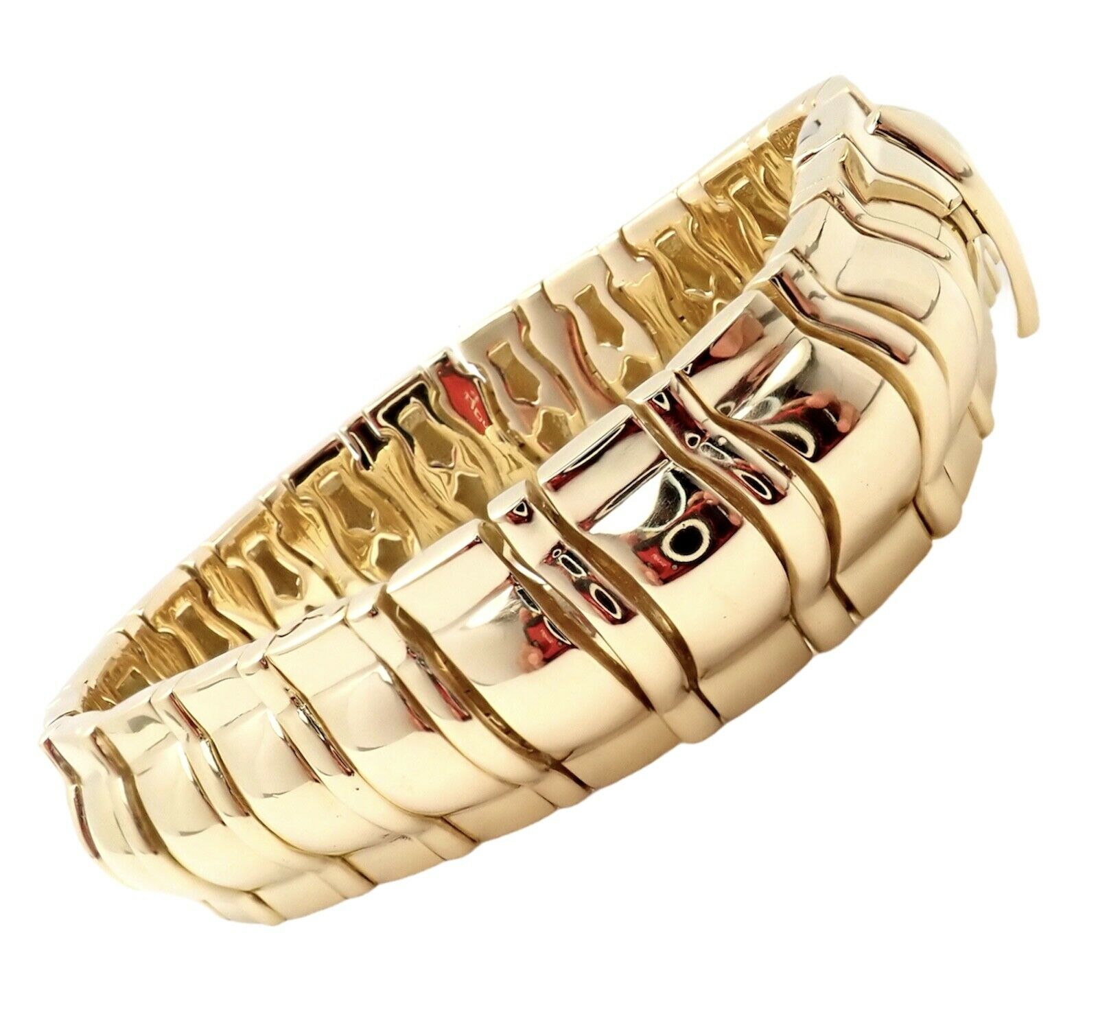 Piaget 18k Yellow Gold Classic Thick Limited Edition 1990 Bracelet