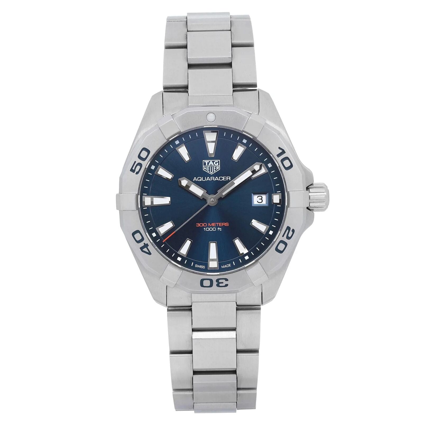 TAG Heuer Aquaracer   Steel Blue Dial Quartz Mens Watch