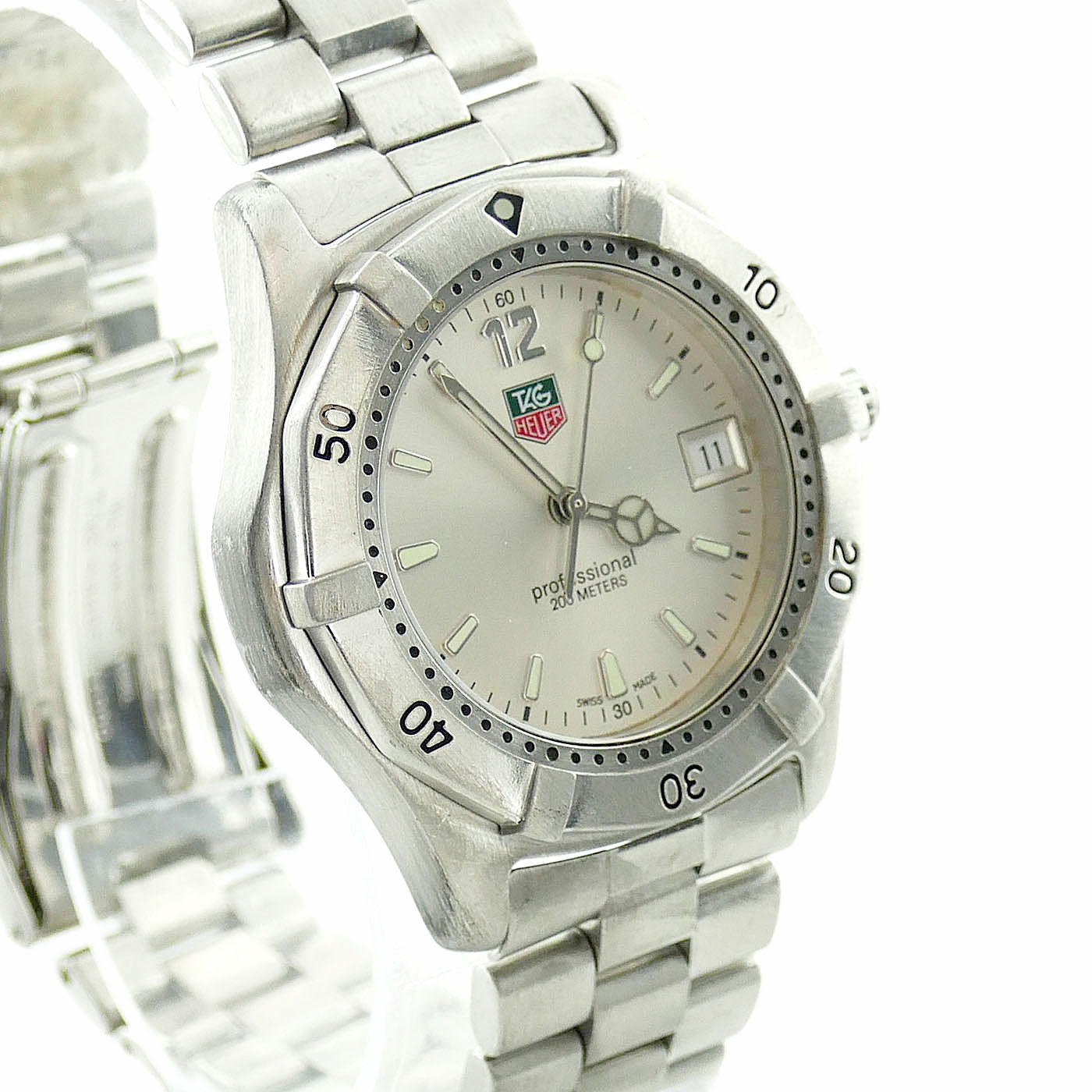 Tag Heuer WK1112-0 Stainless Steel Quartz 37mm Mens Watch | Tag