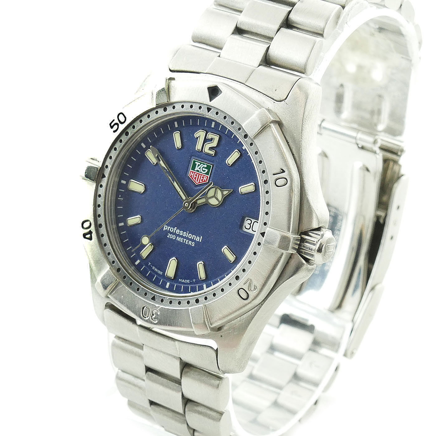 Tag Heuer 2000 Series WK1113 Stainless Steel with Navy Dial Quartz