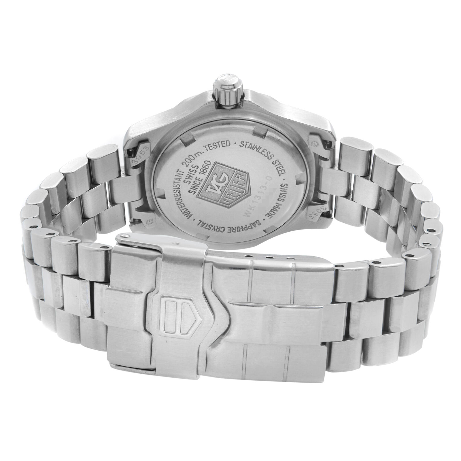 Tag Heuer Professional Stainless Steel Blue Dial Quartz Ladies