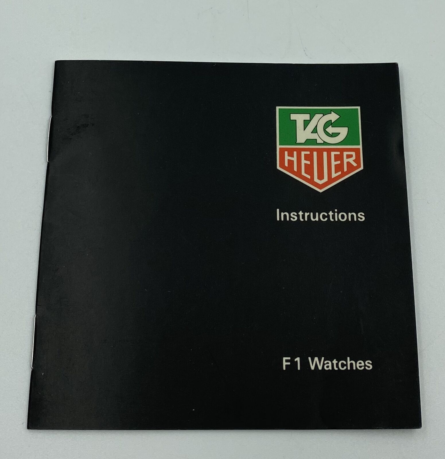 TAG Heuer F1 Watches Instructions Manual