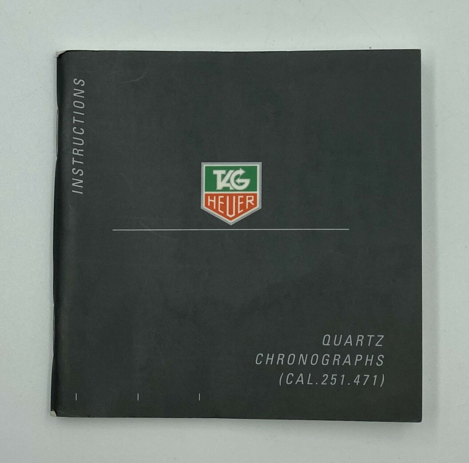TAG Heuer Quartz Watches Instructions Manual