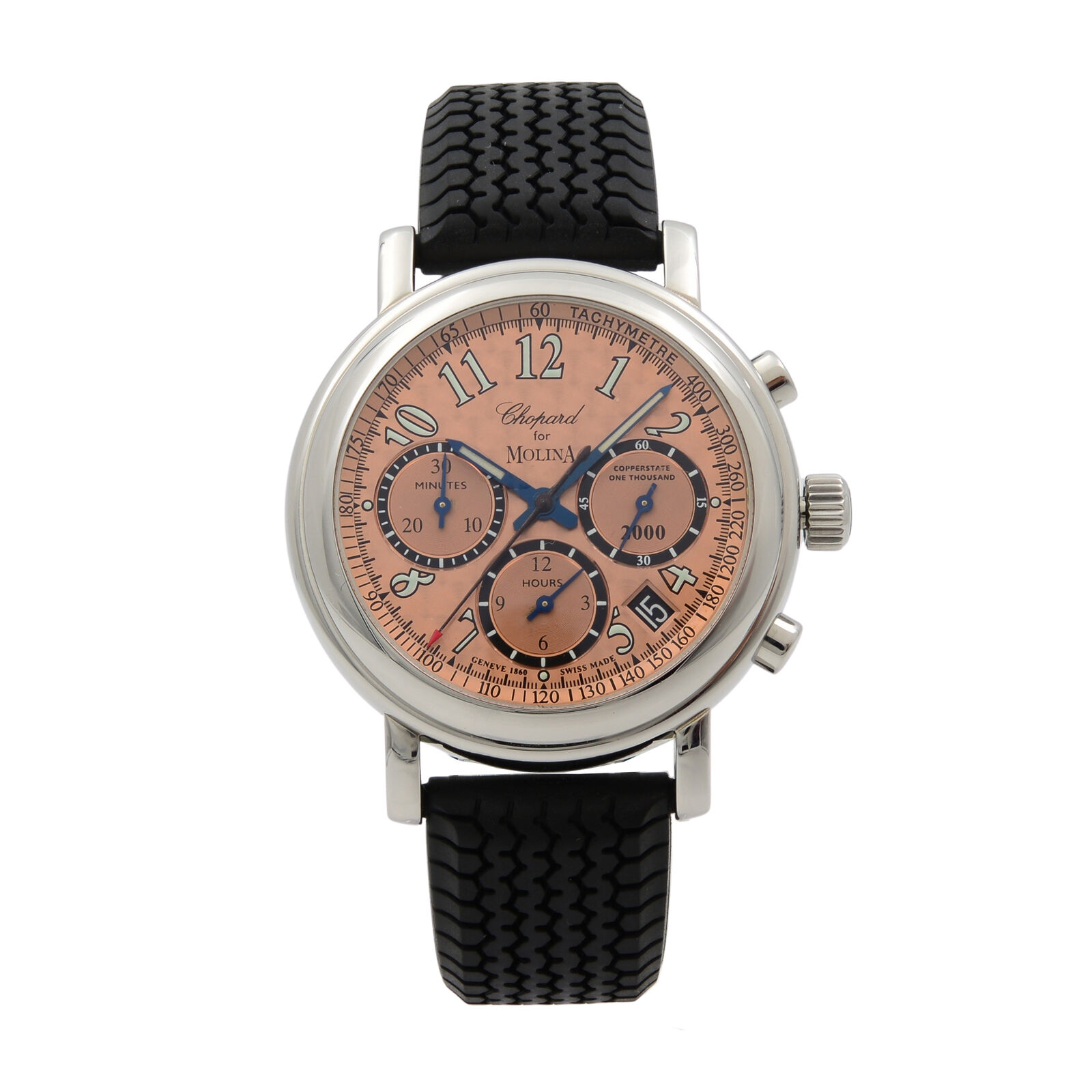 Chopard for Molina Steel LTD Edtion Copper Dial Automatic Ladies Watch 8331