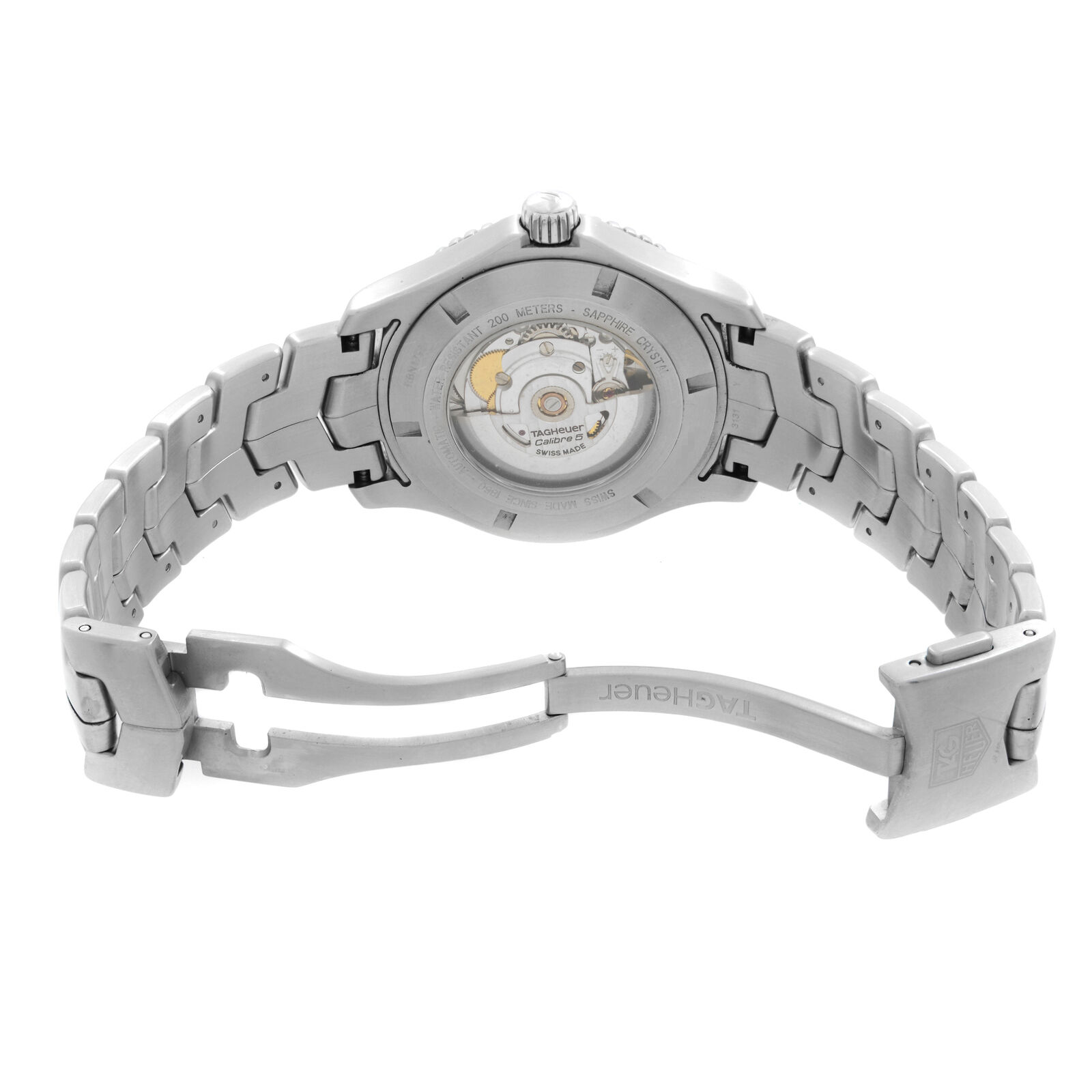 TAG HEUER Link caliber 5 Watches WJ201C.BA0591 Stainless Steel Overhauled used Tag Heuer Link 200m Caliber 5 Automatic Stainless WJ201C  main image 2