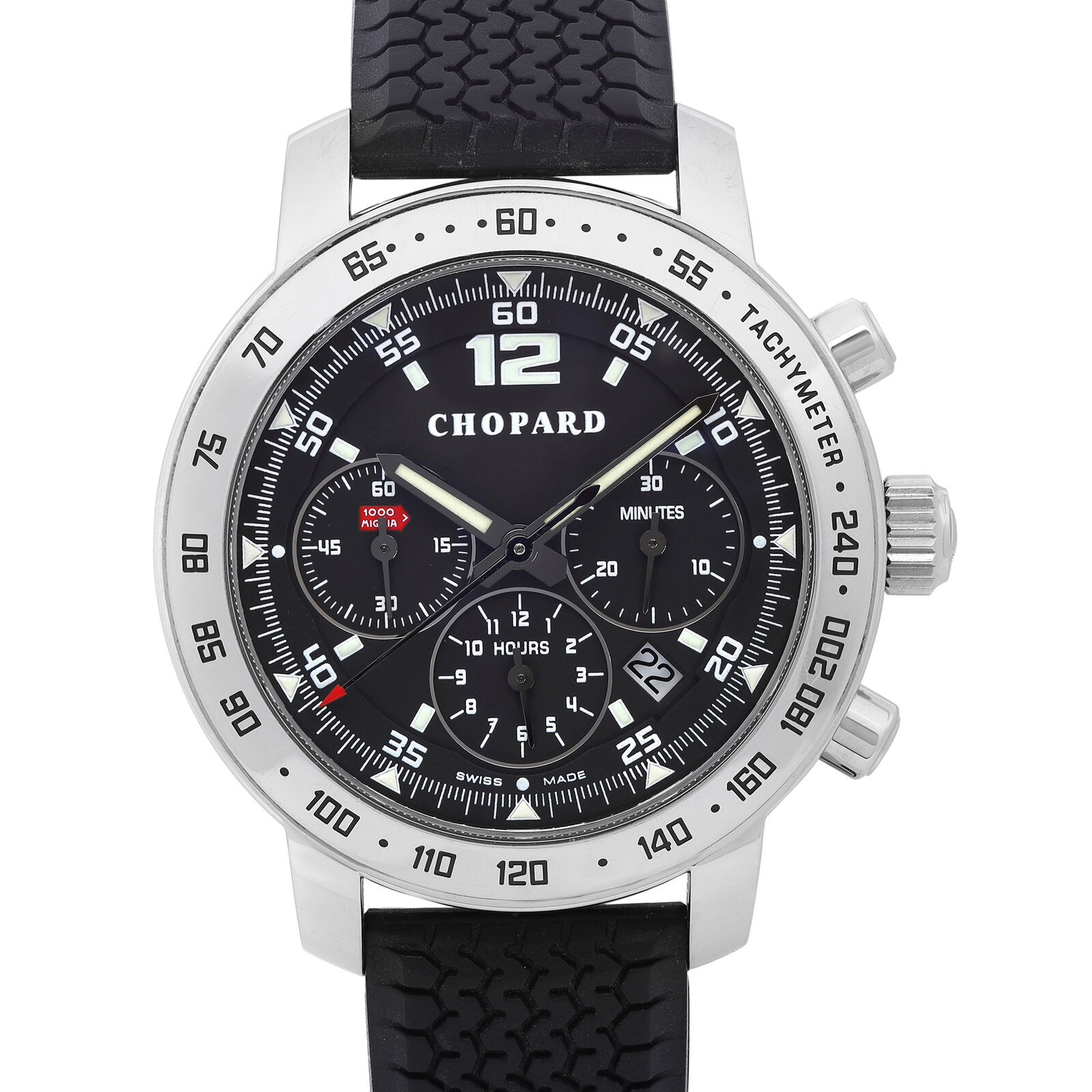 Chopard Mille Miglia 36mm  Steel Black Dial Automatic Unisex Watch