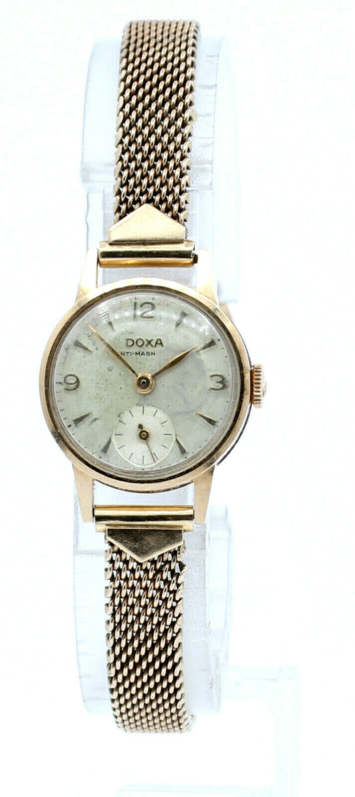 Vintage Doxa 14K Rose Gold Anti Magnetic Mechanical Ladies Watch