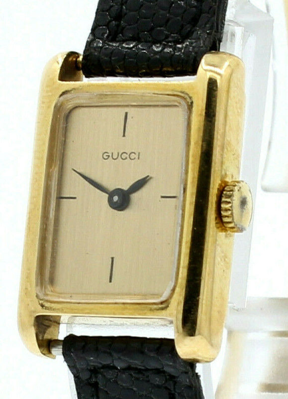 Gucci RARE Vintage 1960's GUCCI 18k Yellow Gold W Solid Gold Fancy