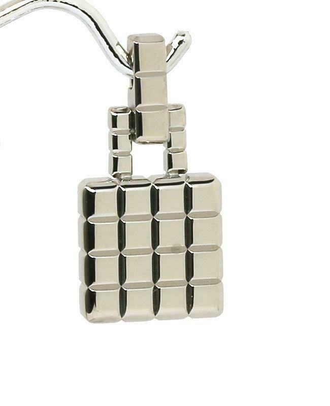 Chopard 18k White Gold Cube Design Briefcase Shape Pendant