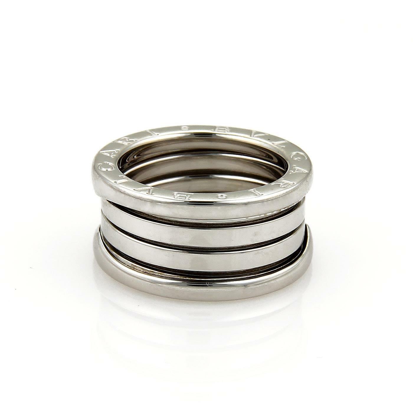 Bvlgari Bulgari B Zero-1 18k Gold 10mm Wide Band Ring Size EU 51 - US 5
