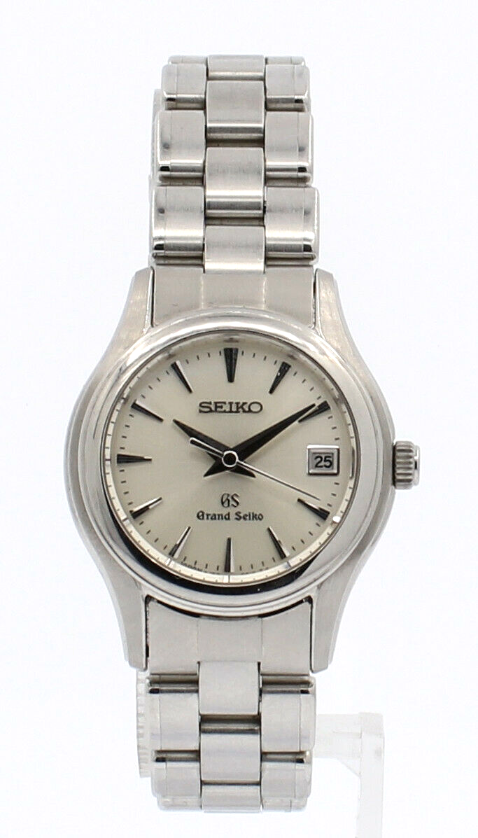 SEIKO GS Grand Seiko Quartz Silver Dial Stainless Ladies Watch