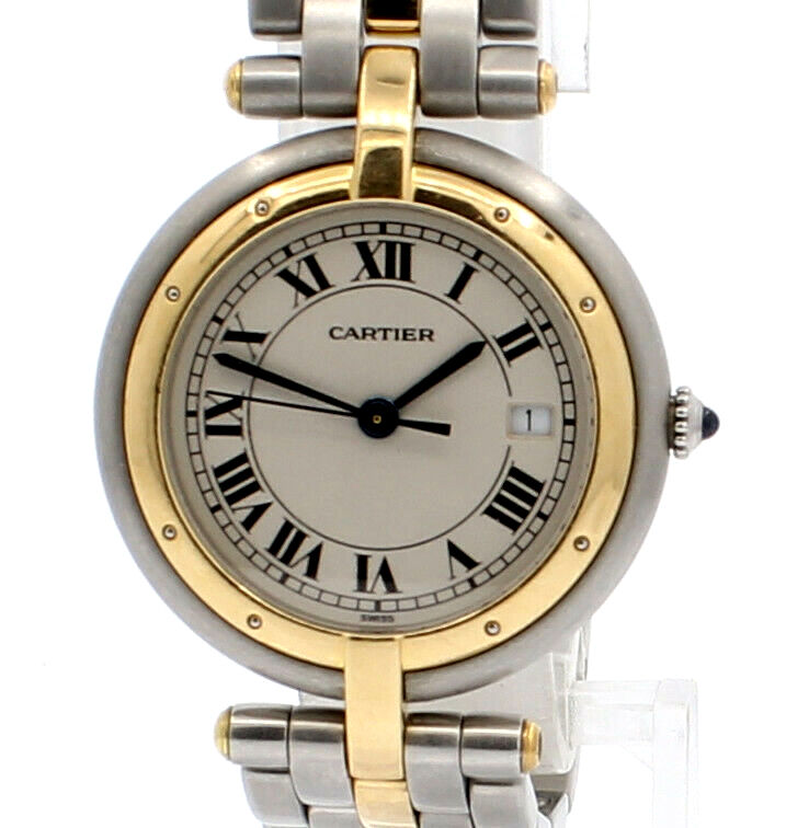 Ladies CARTIER COUGAR Steel and Gold Round 30mm Ladies Watch