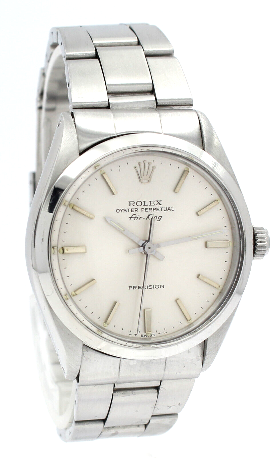 Mens ROLEX Oyster Perpetual Air-King Stainless Steel 34MM Watch