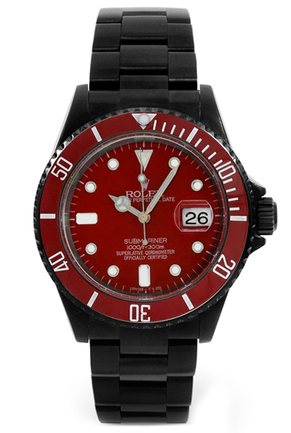 Rolex Red Submariner 16610 DLC-PVD