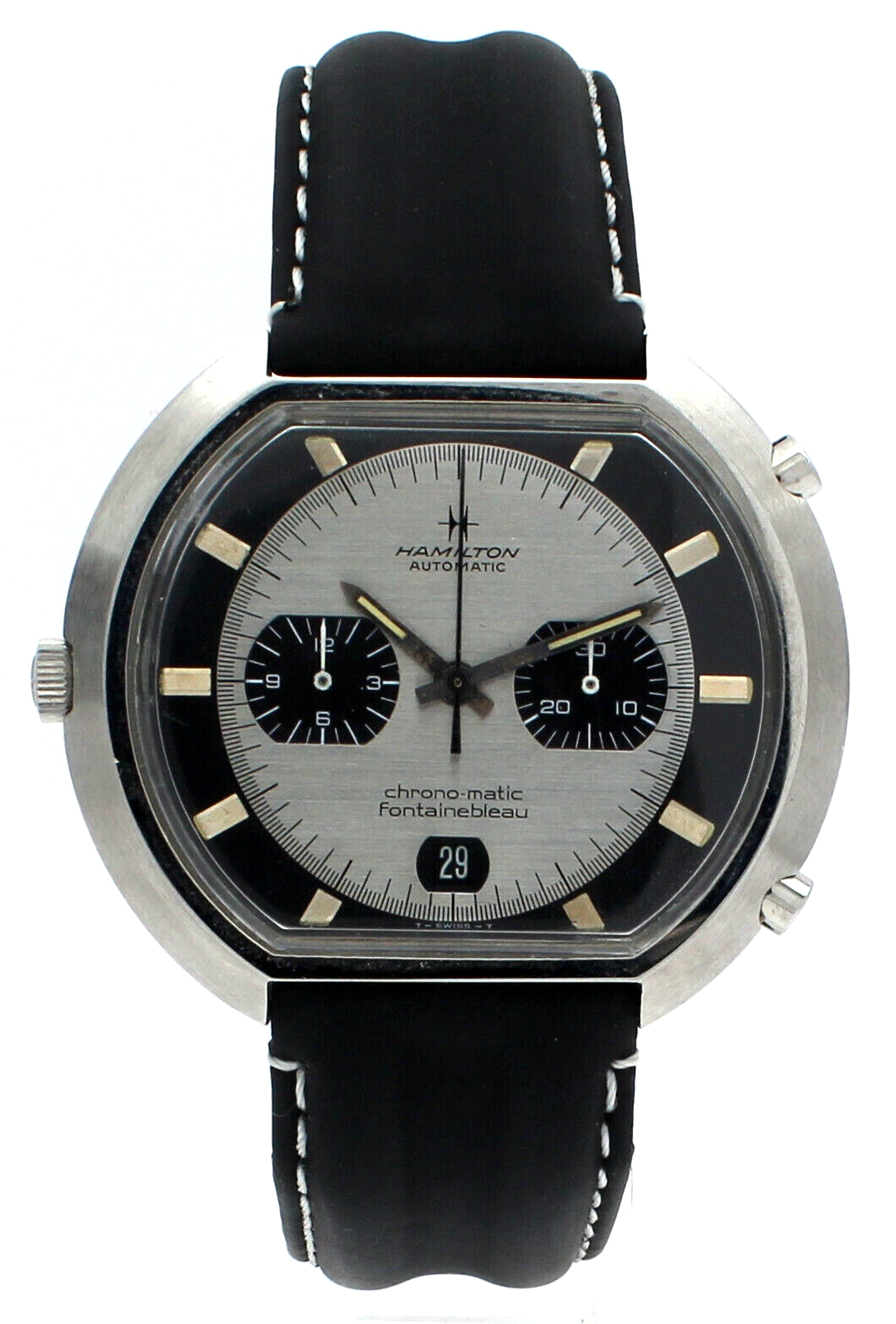 Hamilton Chrono Matic Fontainebleau Chronograph 1970's Watch