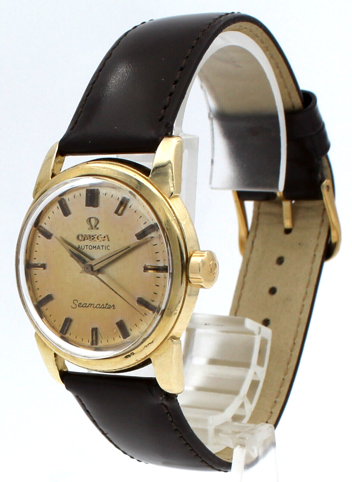 Vintage Omega SEAMASTER 14k Gold Automatic Men's Dress Watch | OMEGA | Buy  at TrueFacet